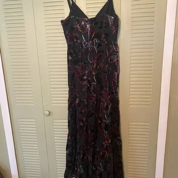 HUTCH TIERED VELVET JUMPSUIT - Picture 5 of 8